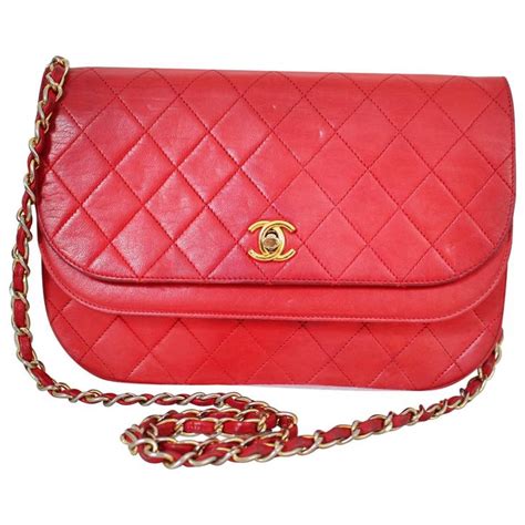 chanel red purse|chanel purses red crossbody.